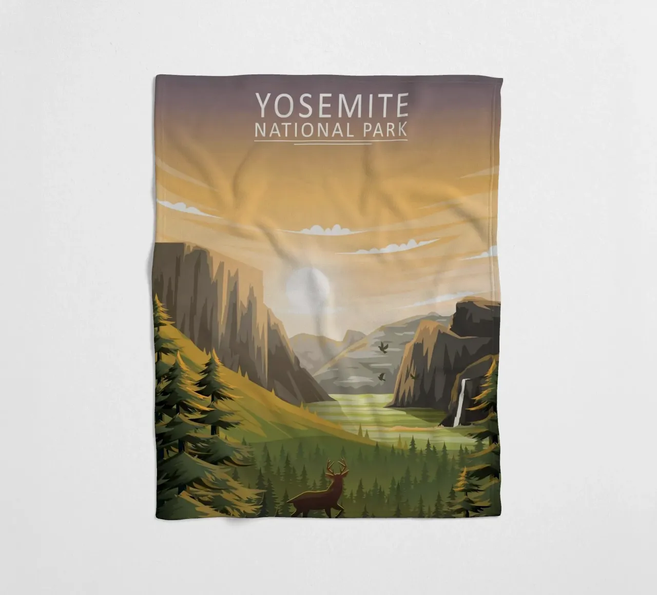 Yosemite II coperta in pile da Morgan Scotts