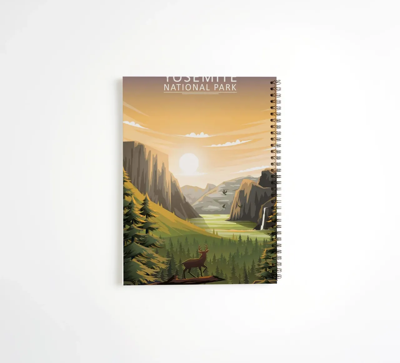 Yosemite II spiral notebook by Morgan Scotts