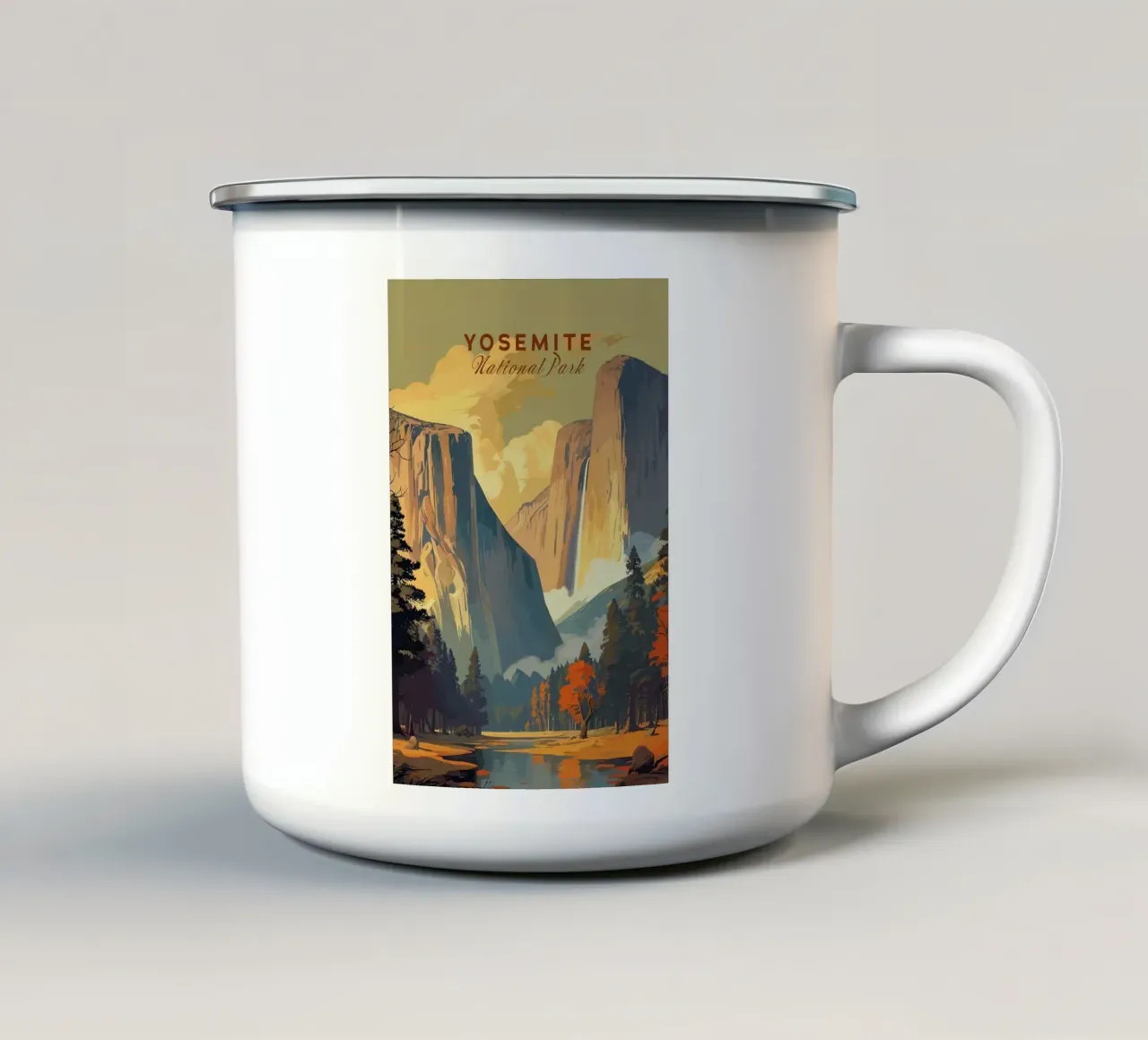Yosemite III tazza in smalto da Morgan Scotts