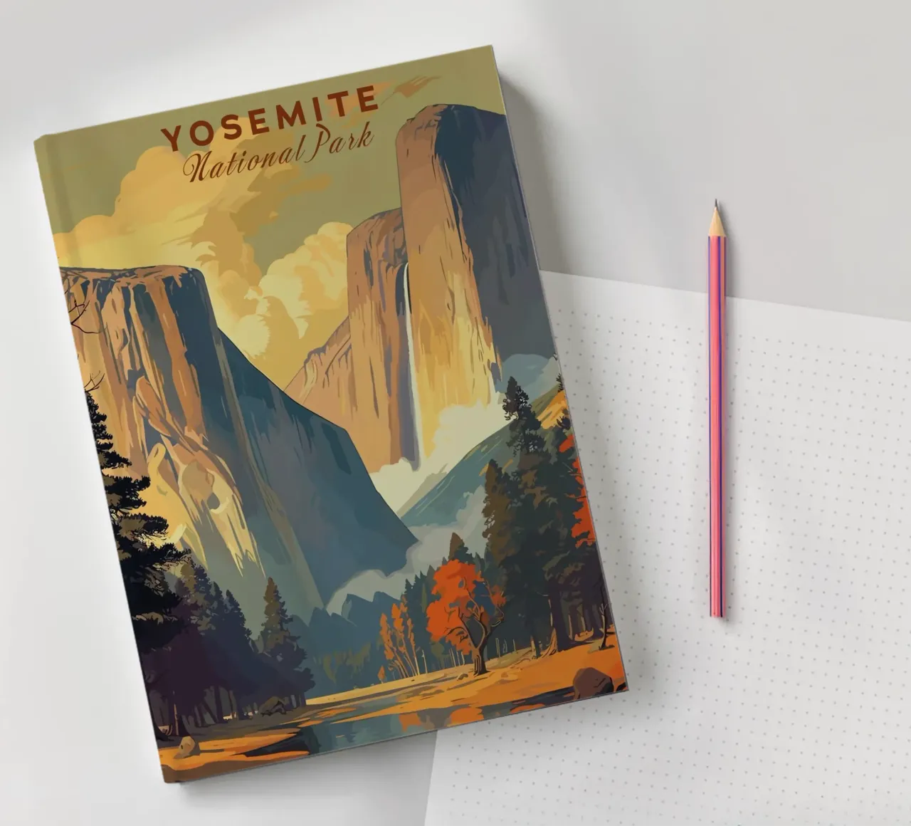 Yosemite III notebook by Morgan Scotts