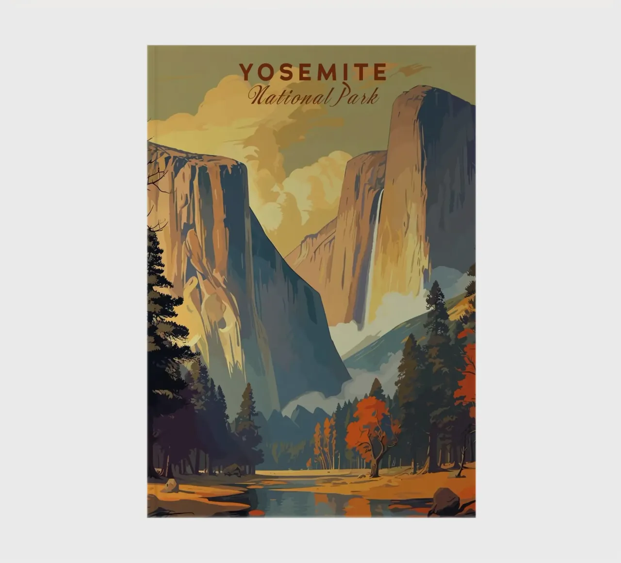 Yosemite III notebook by Morgan Scotts