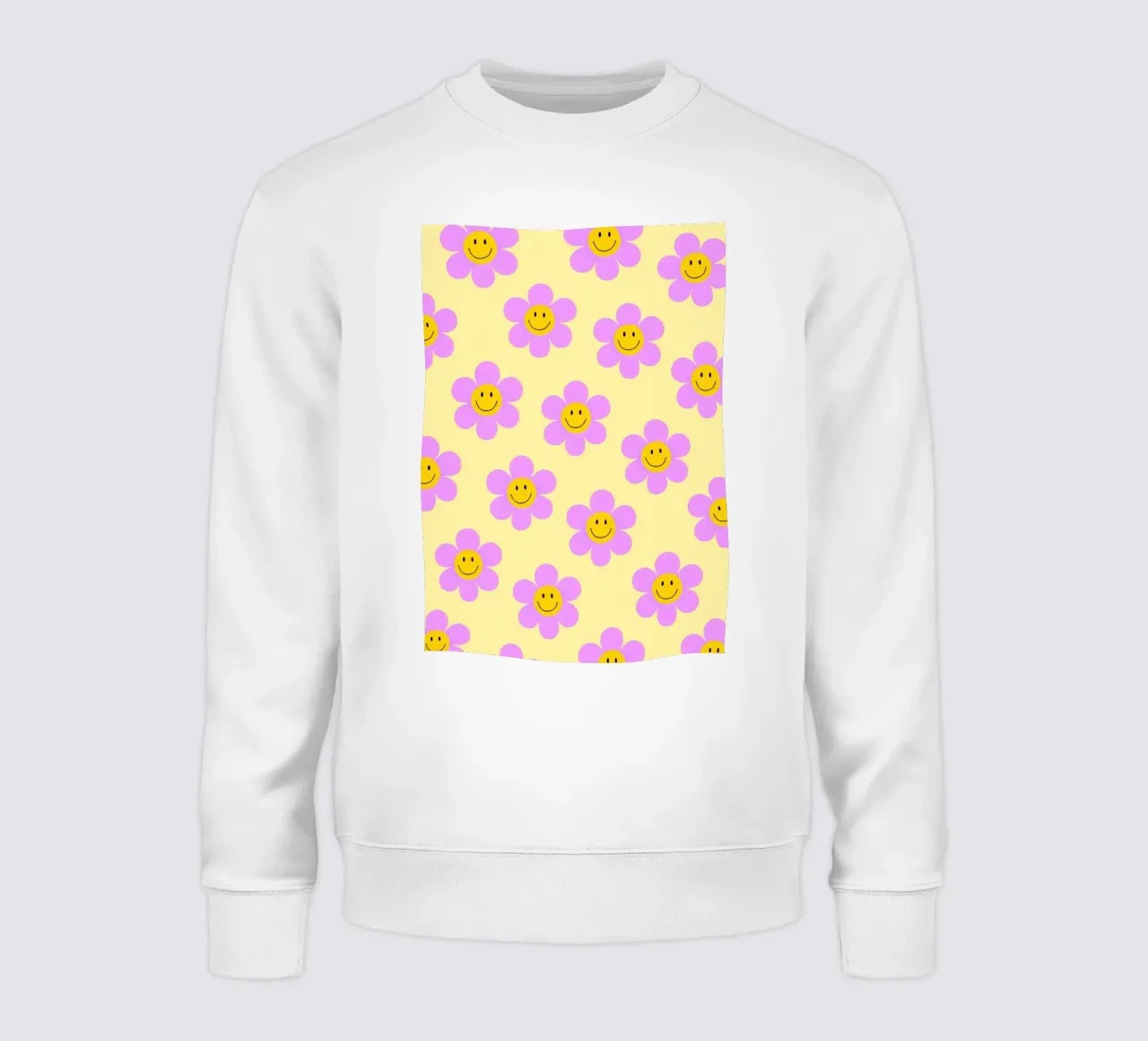 Sunflower Smile Pattern felpa da Attaboy Dsgn