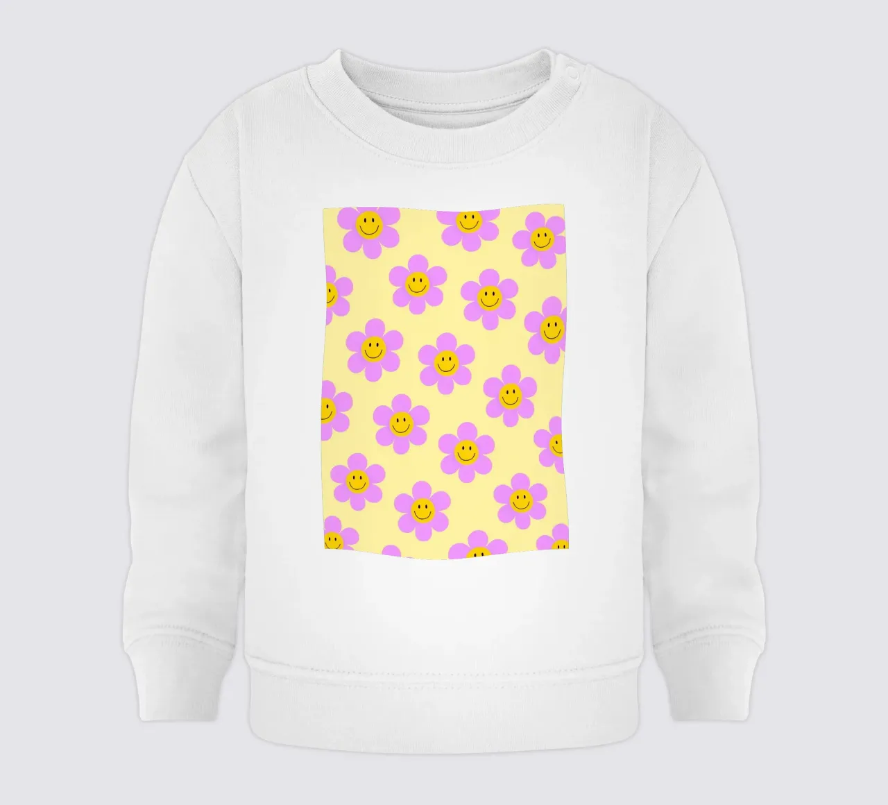 Sunflower Smile Pattern felpa neonato da Attaboy Dsgn