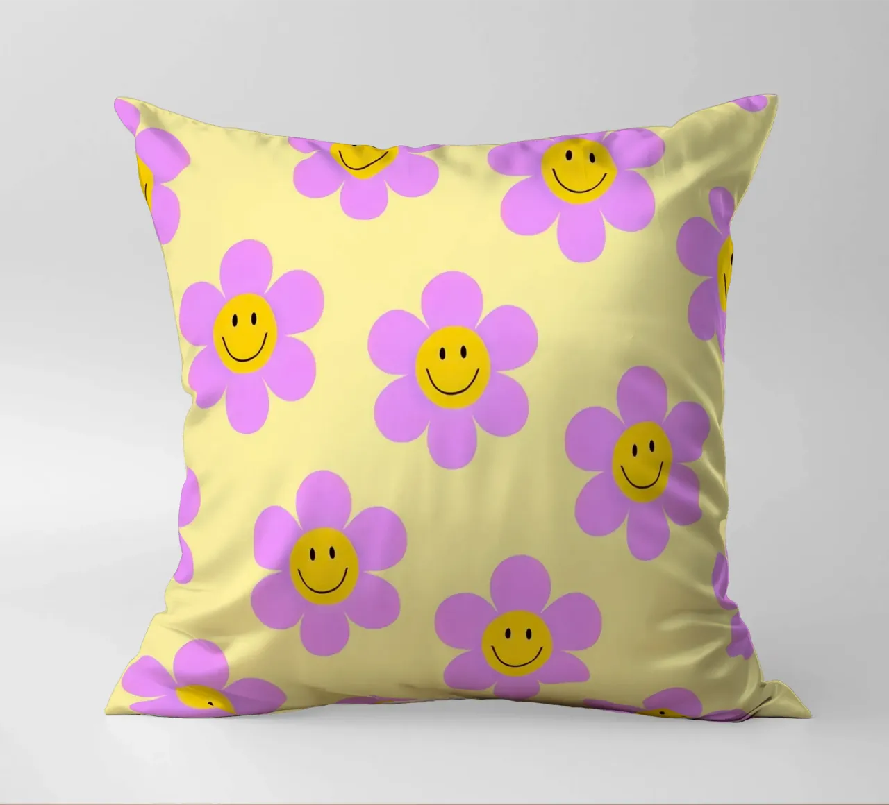 Sunflower Smile Pattern cuscino da Attaboy Dsgn