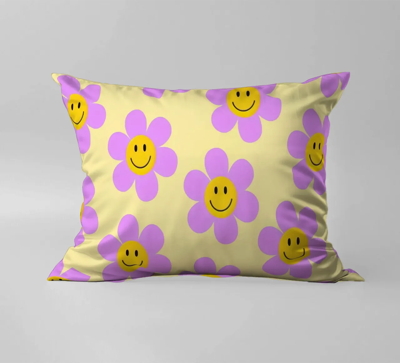 Sunflower Smile Pattern cuscino da Attaboy Dsgn