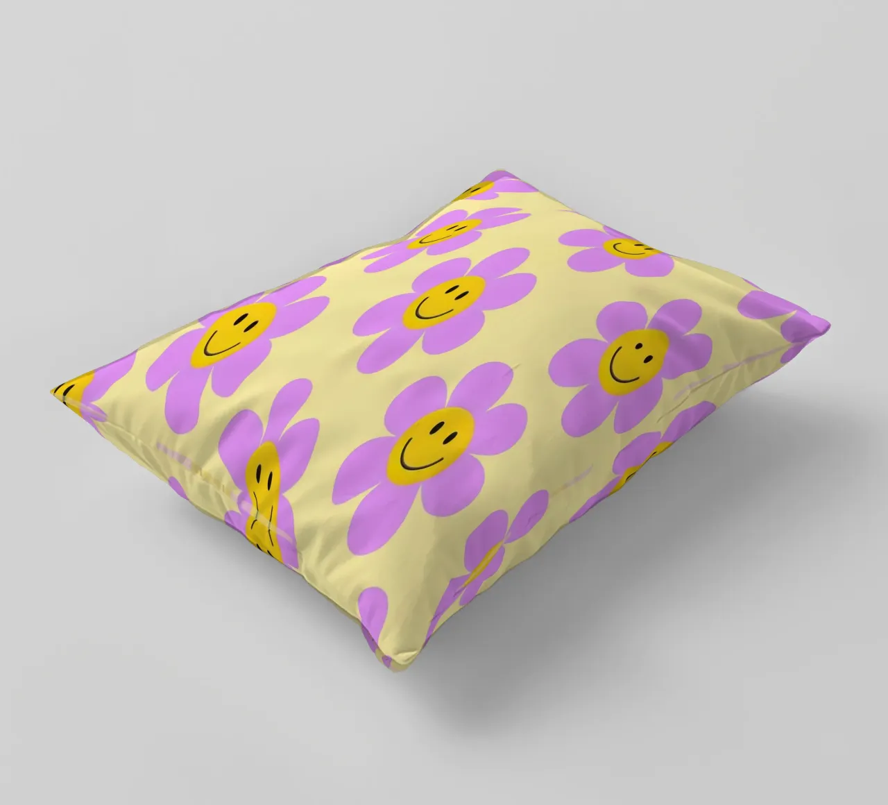 Sunflower Smile Pattern cuscino da Attaboy Dsgn
