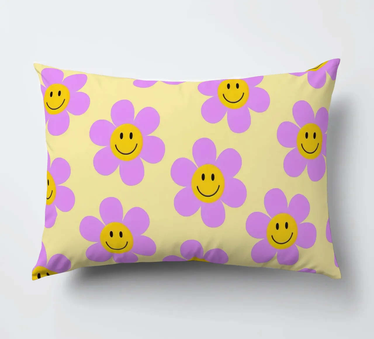 Sunflower Smile Pattern cuscino da Attaboy Dsgn