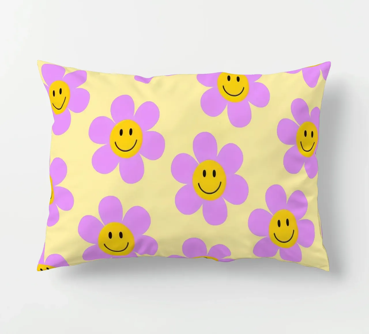 Sunflower Smile Pattern cuscino da Attaboy Dsgn