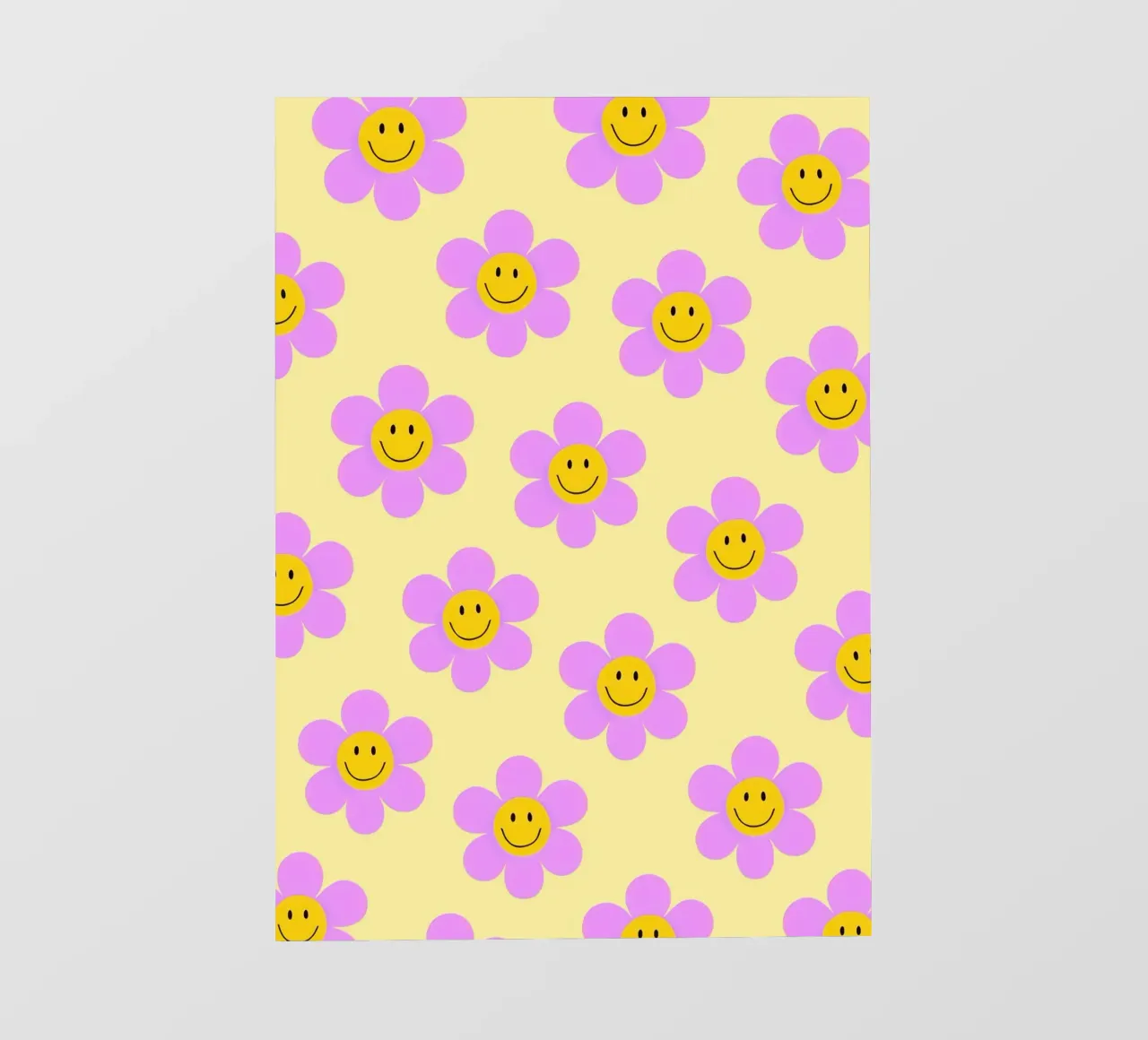 Sunflower Smile Pattern telo in pvc da Attaboy Dsgn
