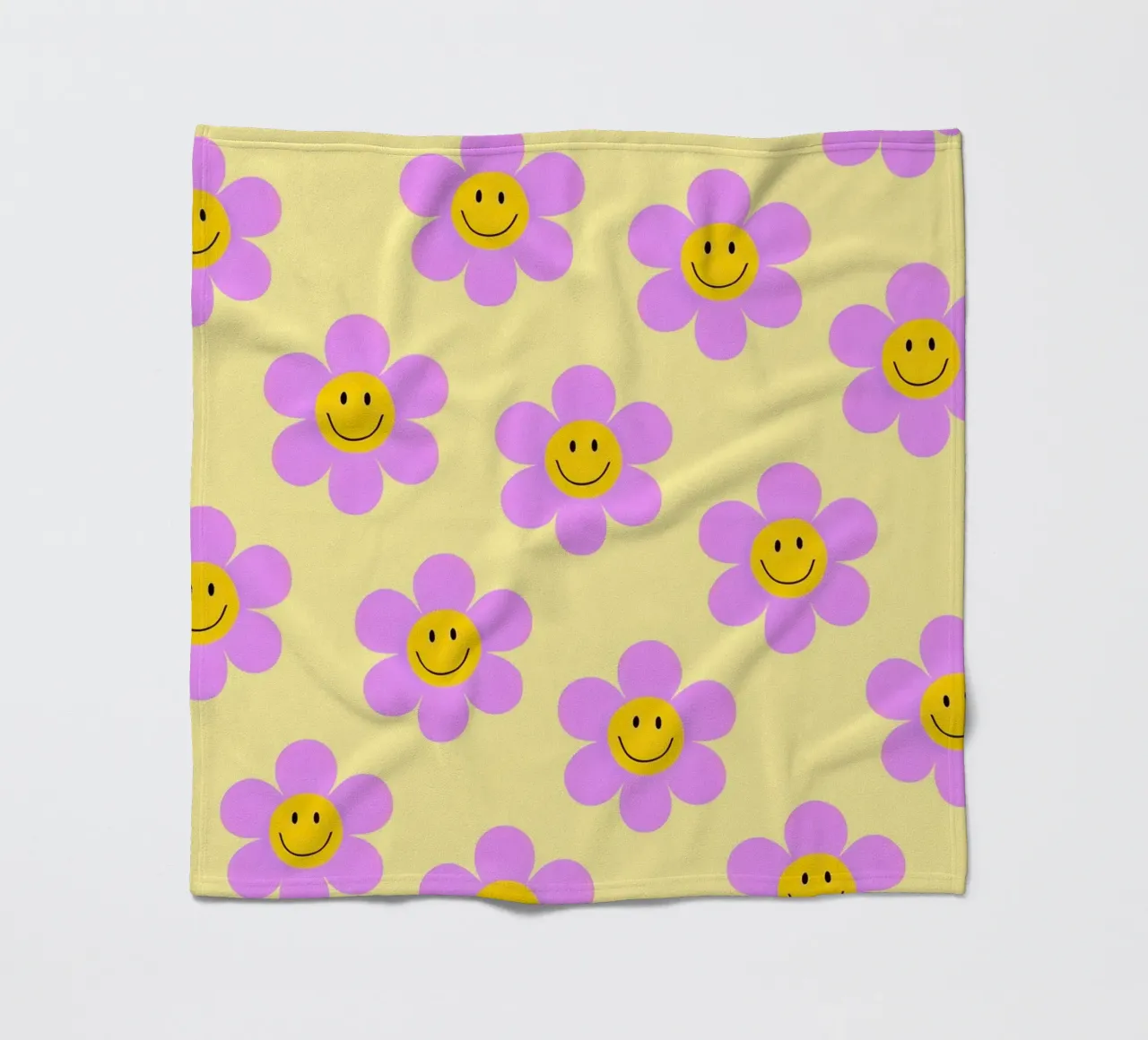 Sunflower Smile Pattern coperta in pile da Attaboy Dsgn