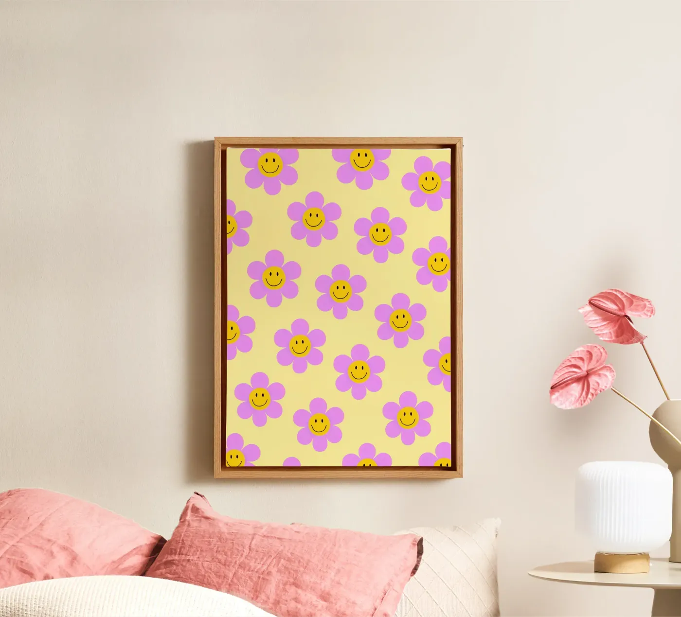 Sunflower Smile Pattern tela da Attaboy Dsgn