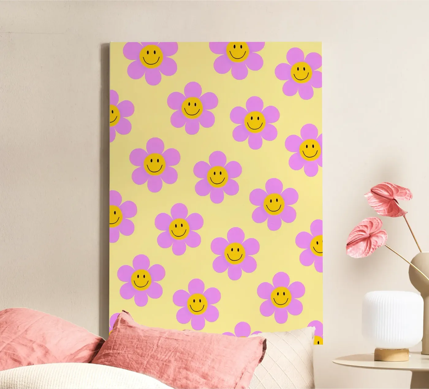 Sunflower Smile Pattern tela da Attaboy Dsgn