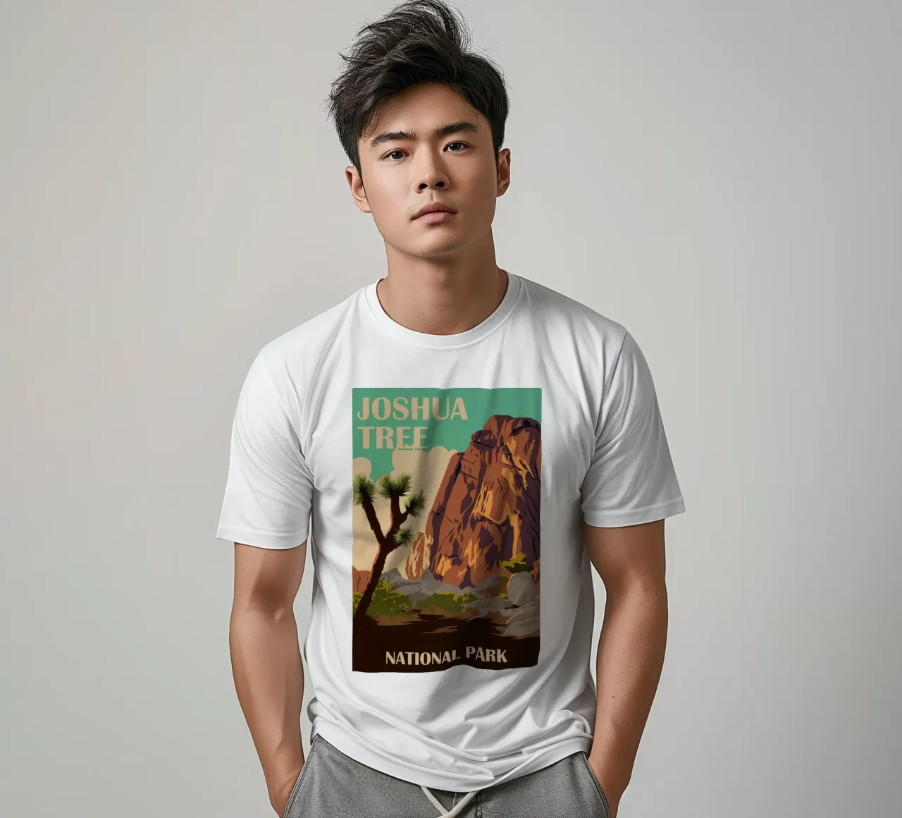 Joshua Tree I T-Shirt von Morgan Scotts