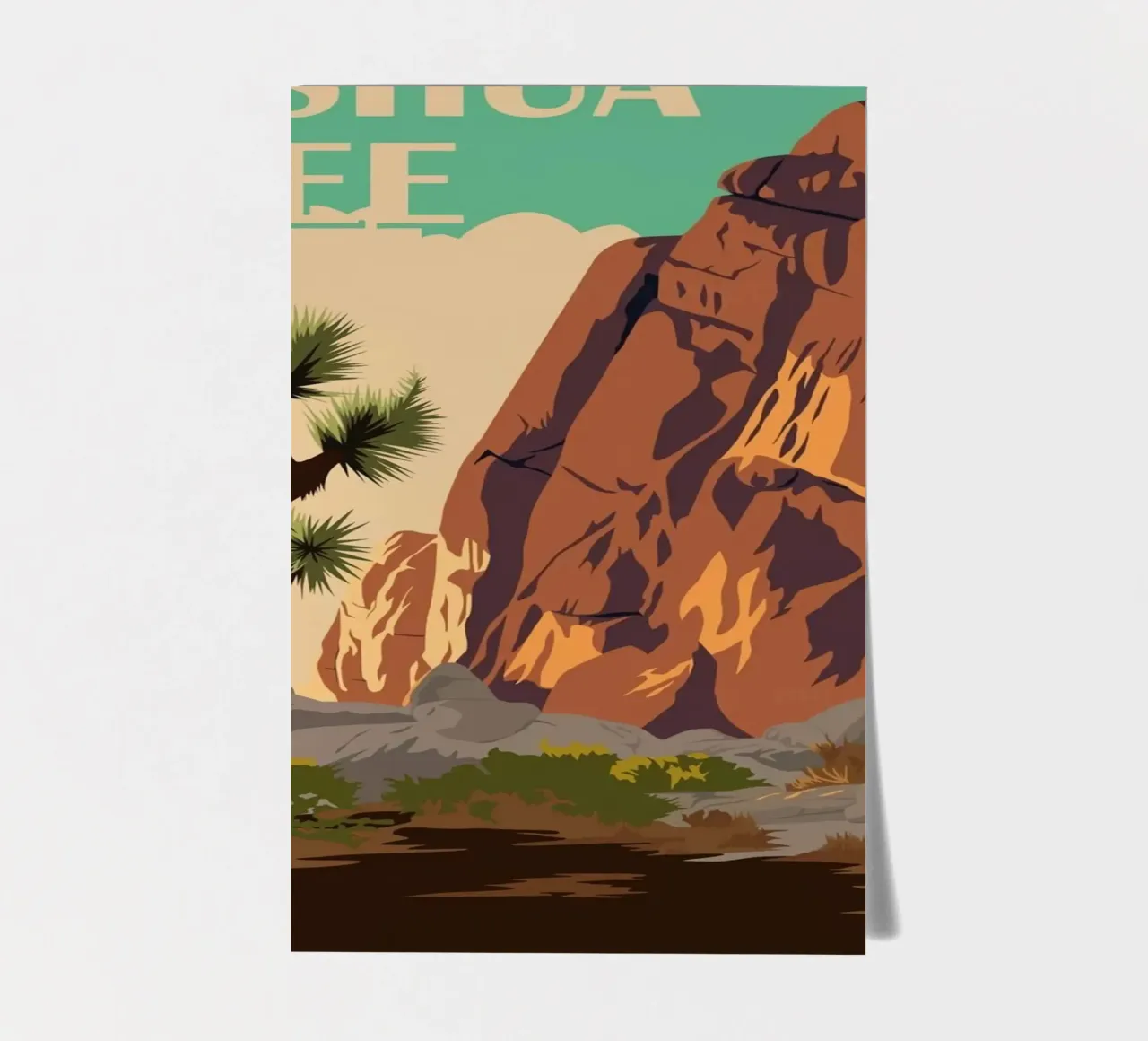 Joshua Tree I Stickerbogen von Morgan Scotts