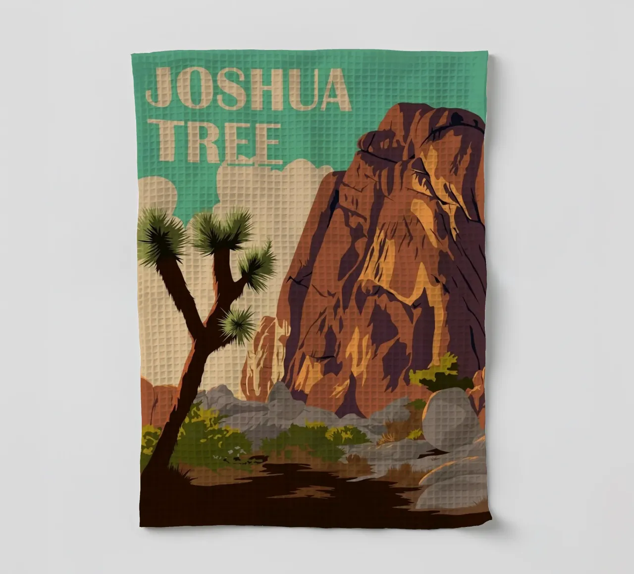 Joshua Tree I Geschirrtuch von Morgan Scotts