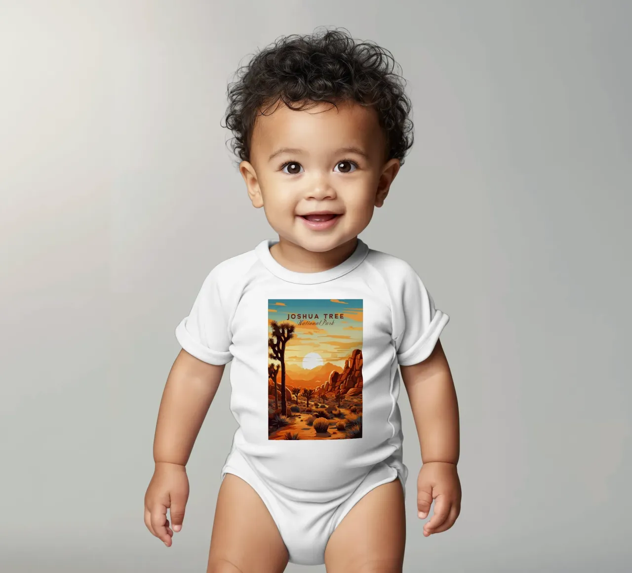 Joshua Tree II Kurzarm Babybody von Morgan Scotts