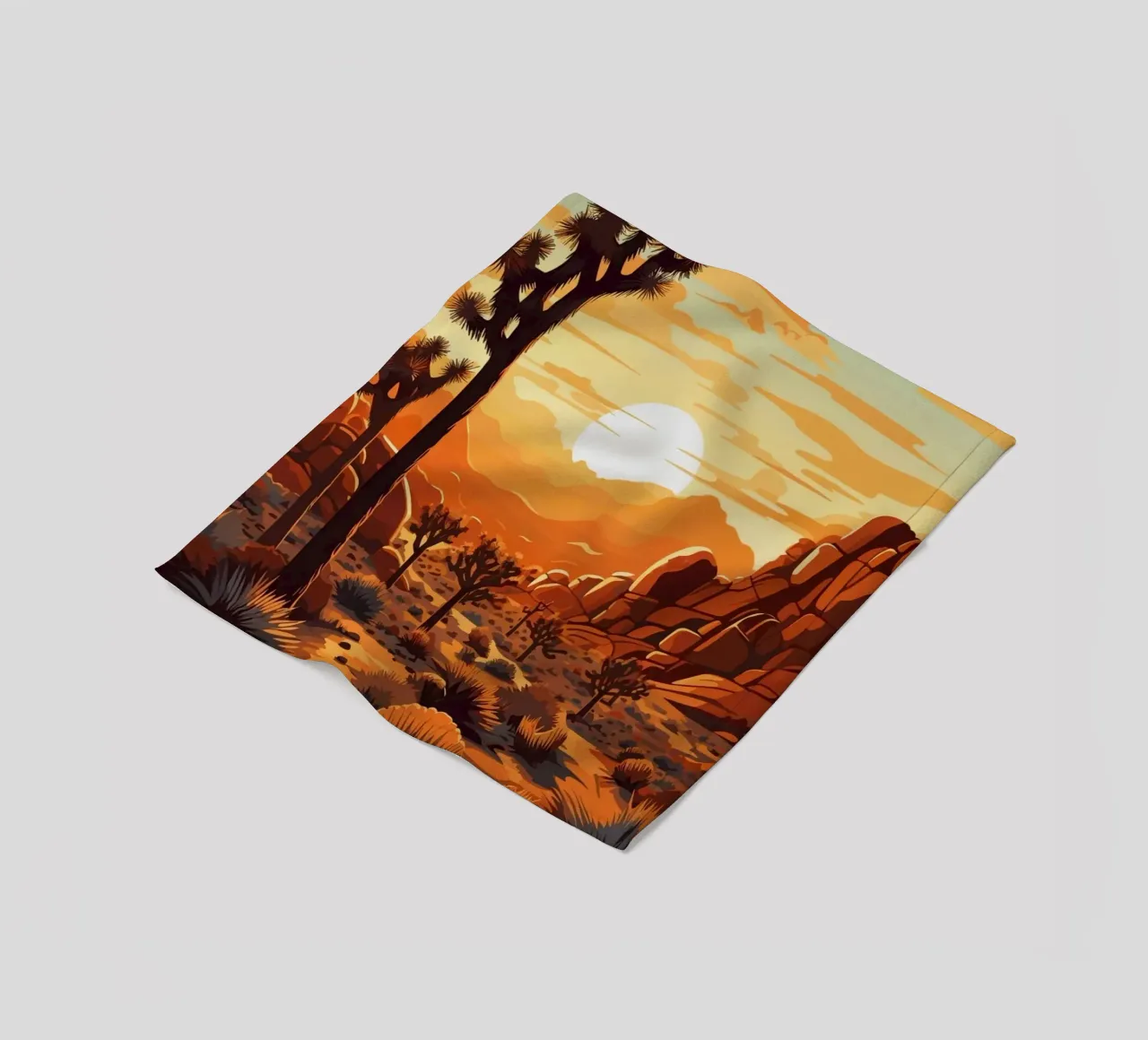 Joshua Tree II Fleecedecke von Morgan Scotts