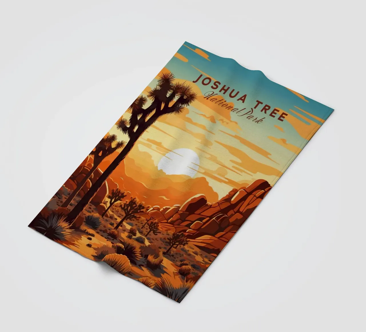 Joshua Tree II Fleecedecke von Morgan Scotts