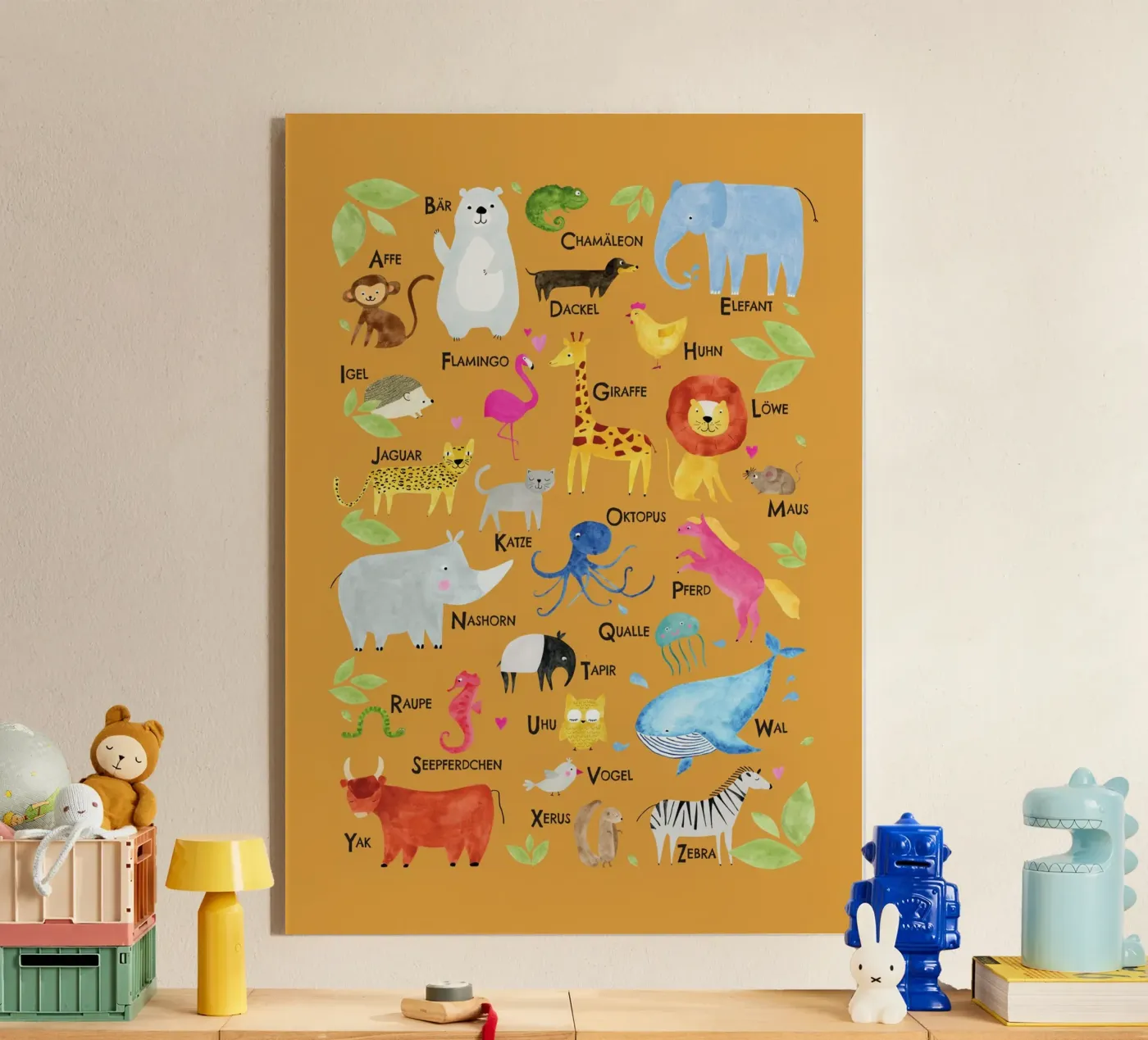 ABC Tiere, braun plexiglass da Fraysein Design