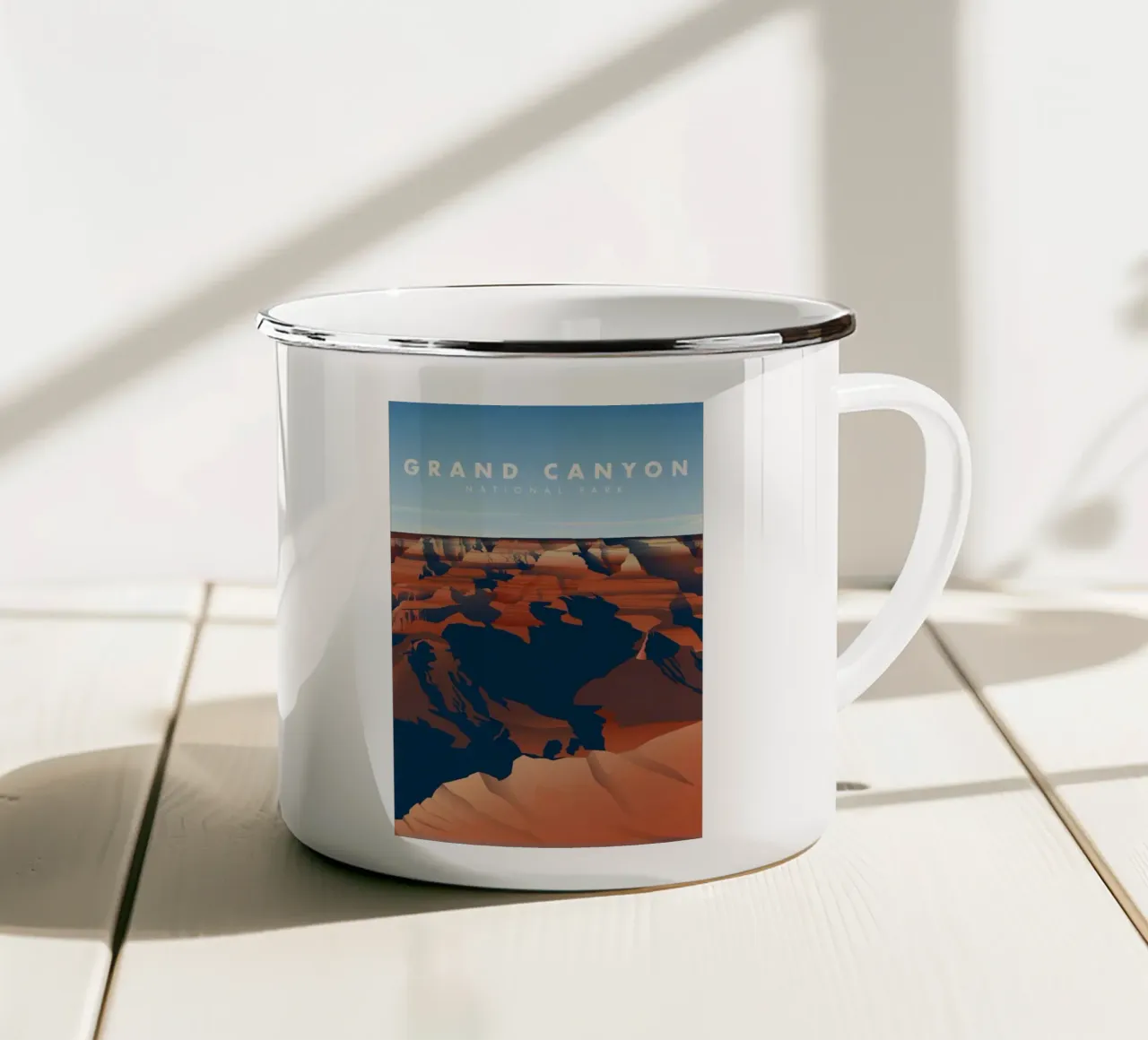 Grand Canyon I tazza in smalto da Morgan Scotts