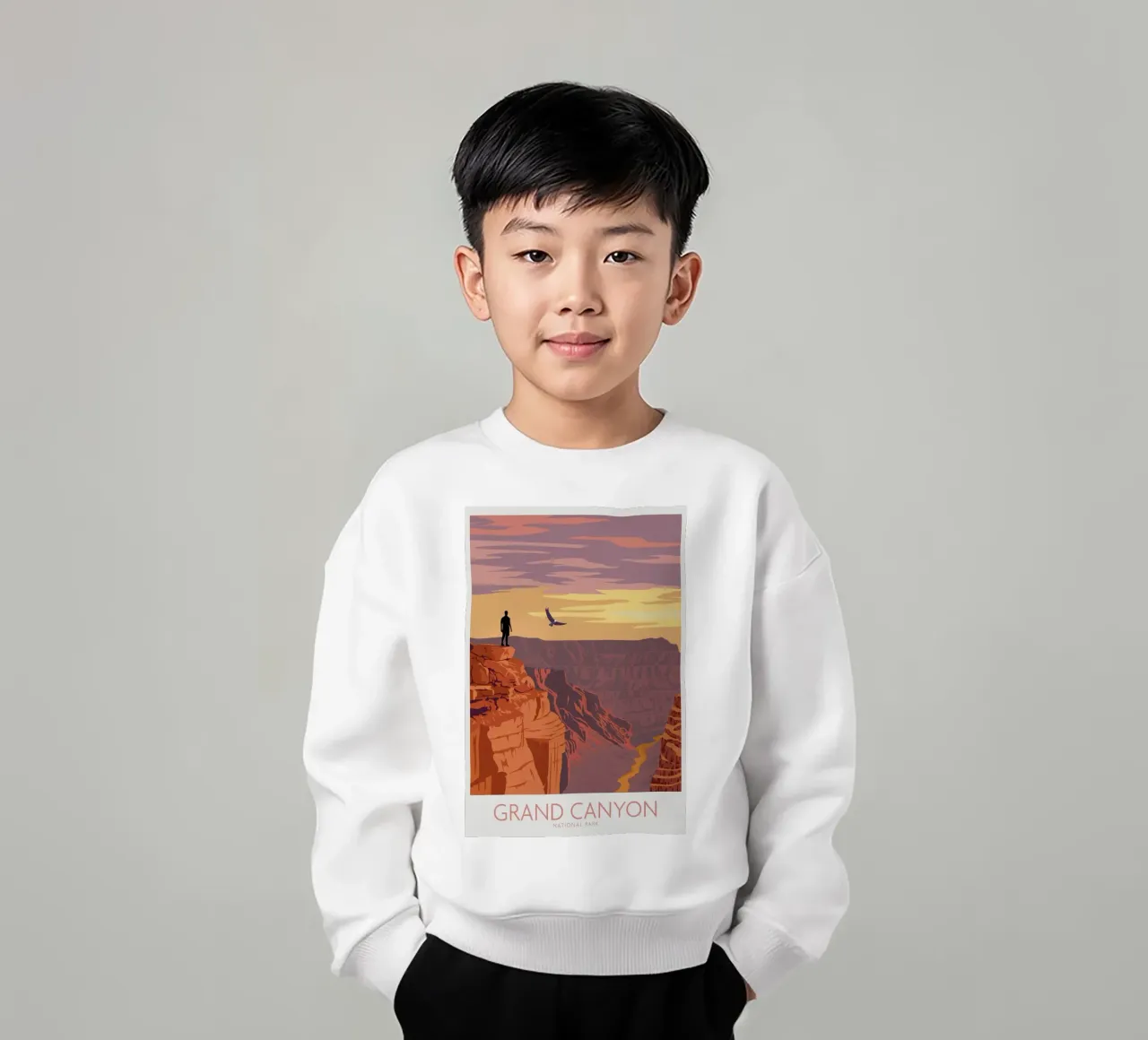 Grand Canyon II kids sweatshirt by Morgan Scotts