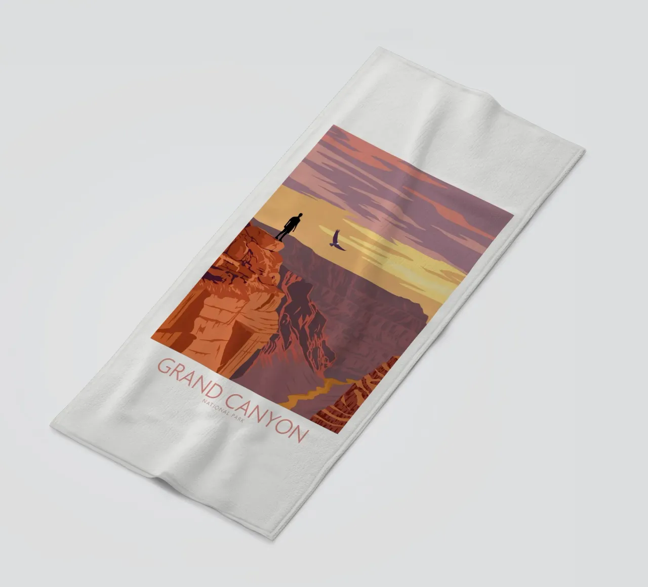 Grand Canyon II beach towel by Morgan Scotts