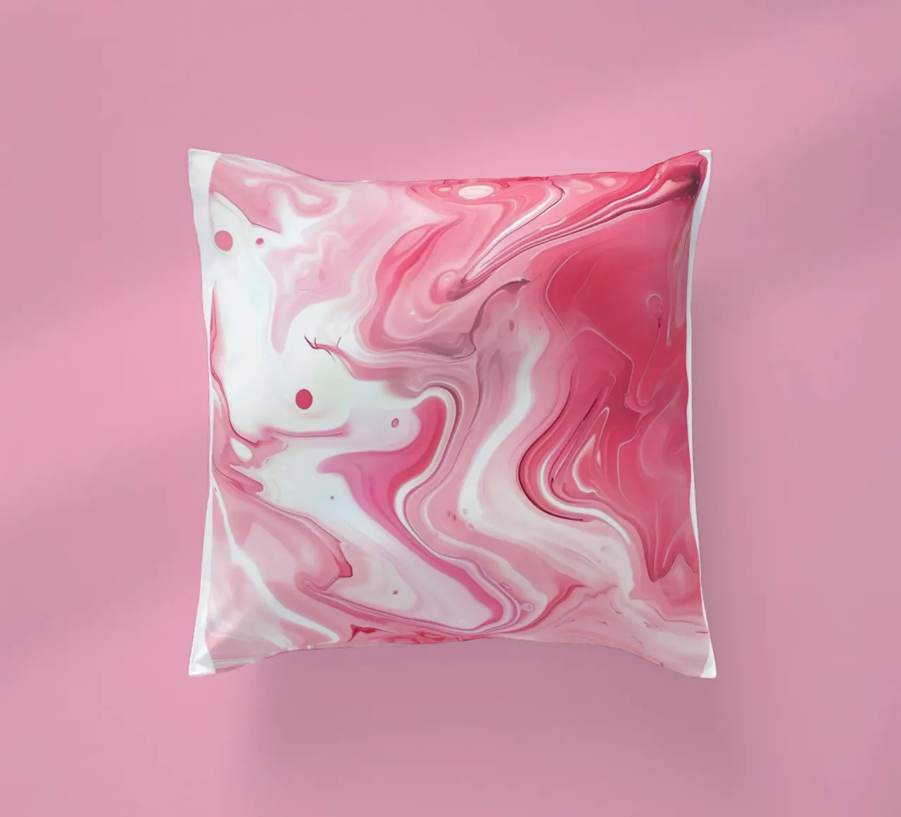 Arte astratta del marmo rosa - Poster Good Vibes 2024 cuscino da homdeco