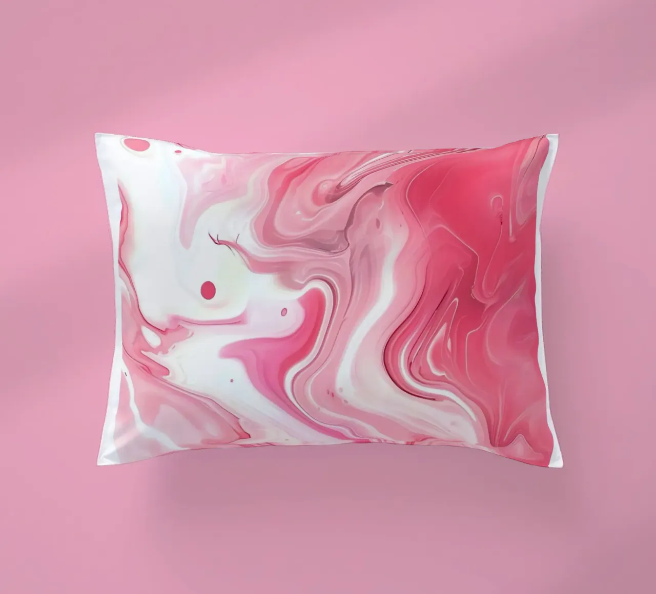 Arte astratta del marmo rosa - Poster Good Vibes 2024 cuscino da homdeco
