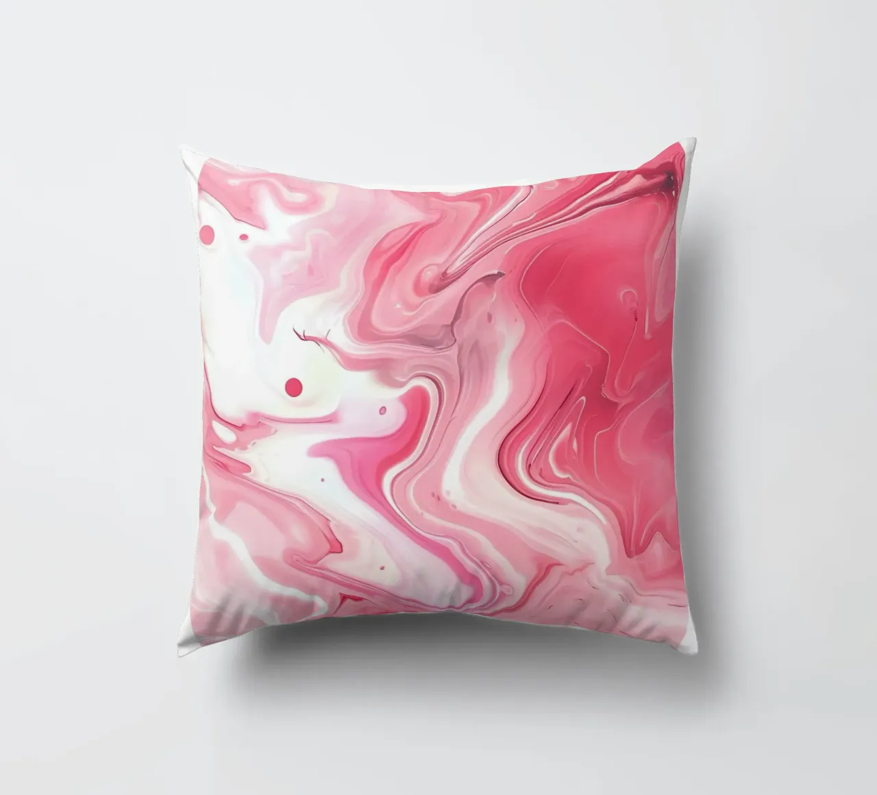 Arte astratta del marmo rosa - Poster Good Vibes 2024 cuscino da homdeco