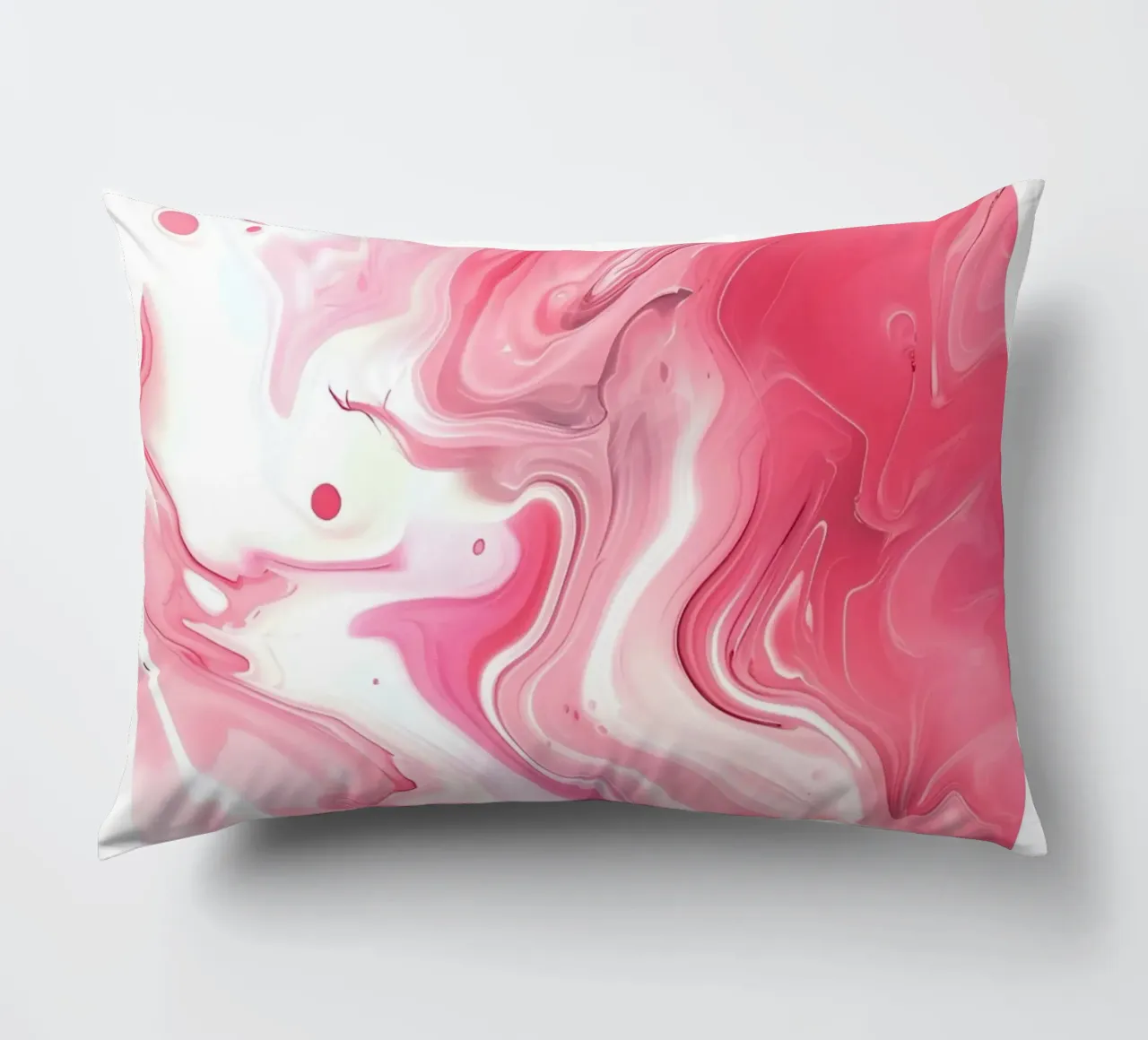 Arte astratta del marmo rosa - Poster Good Vibes 2024 cuscino da homdeco