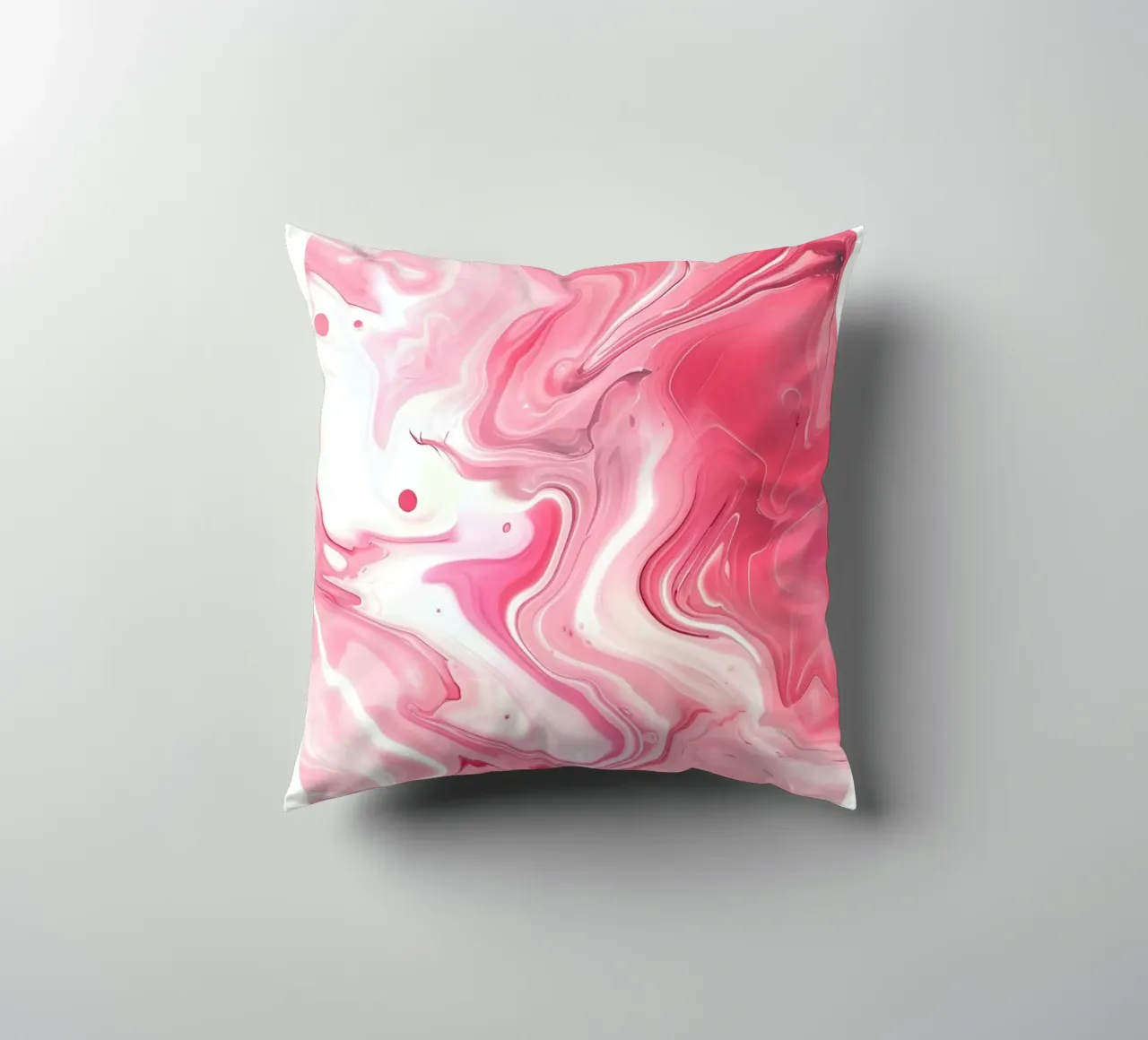 Arte astratta del marmo rosa - Poster Good Vibes 2024 cuscino da homdeco