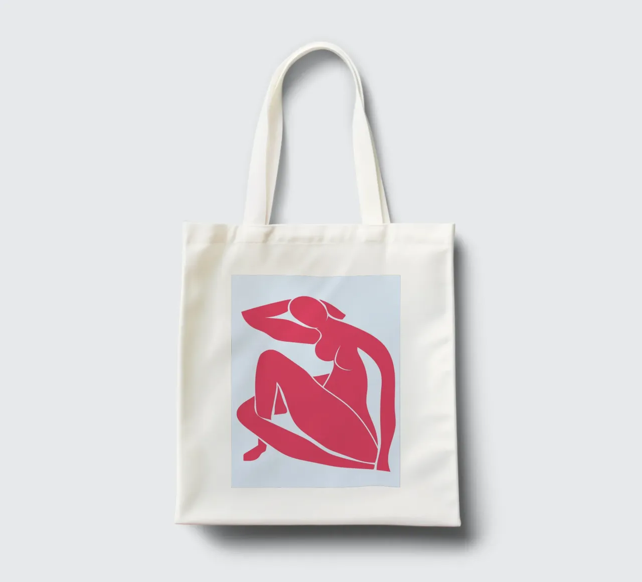 Matisse Style Nude Woman Abstract Print - Modern Art tote bag by homdeco