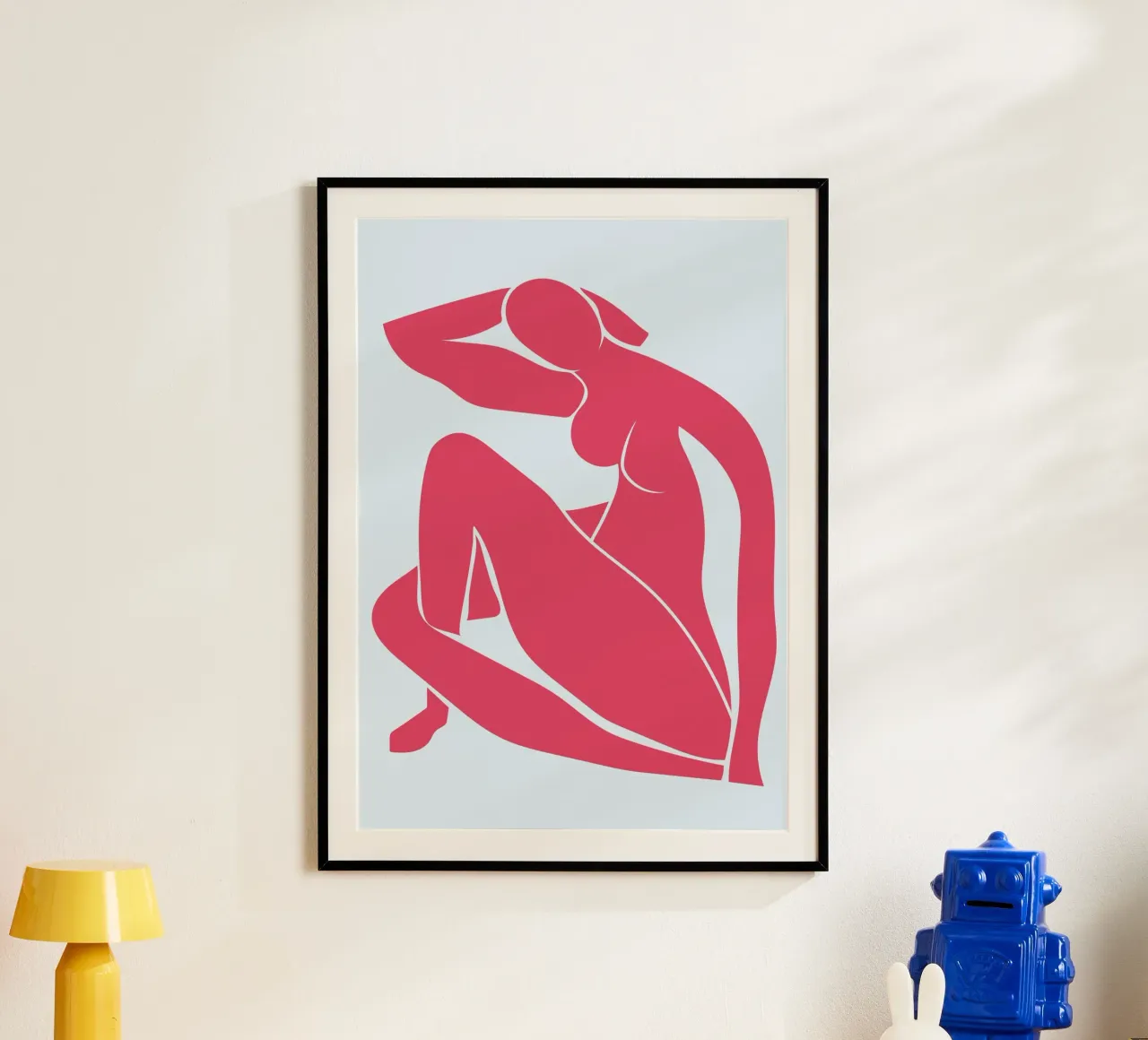 Matisse Style Nude Woman Abstract Print - Modern Art hahnemühle by homdeco