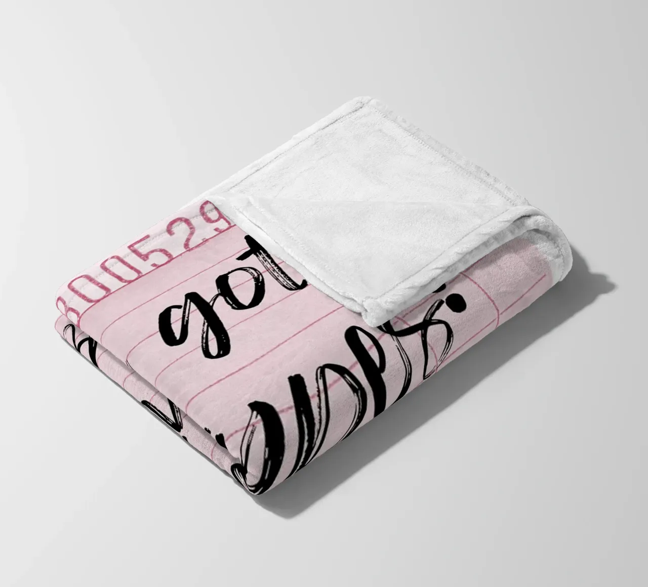 "Two Types: Country & Western" Guest Check Print fleece blanket by homdeco
