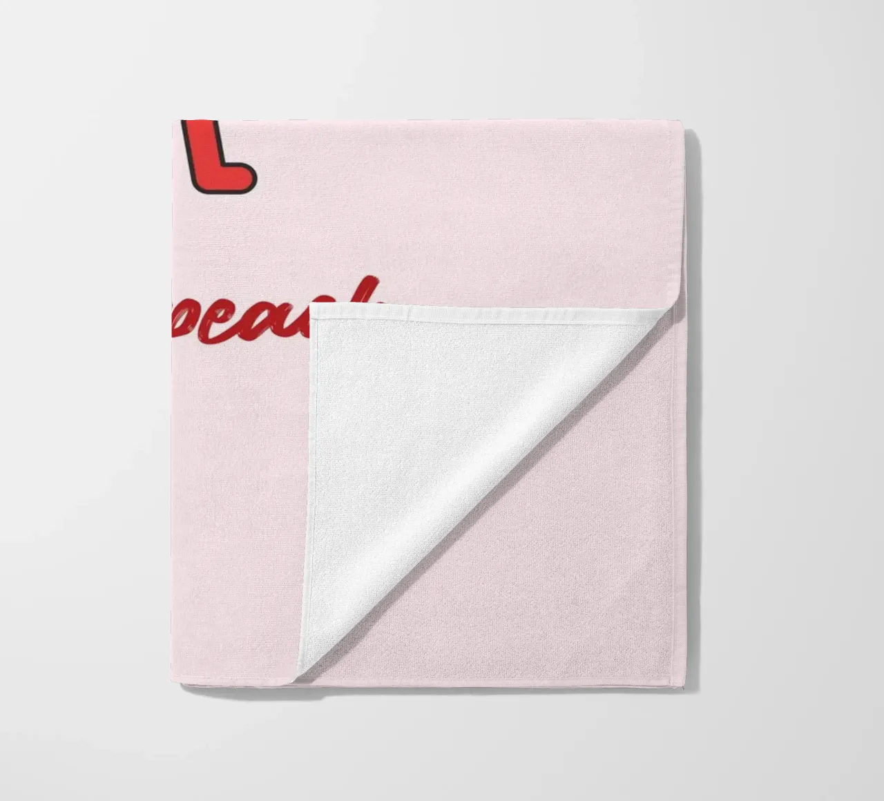Impression Pop Art "Nice Peach" - Coeur rouge effronté serviette de plage de homdeco
