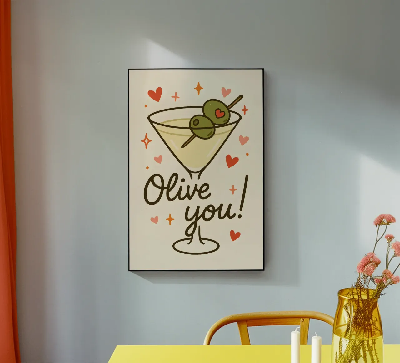 Olive You! plexiglass da Wall of Whispers