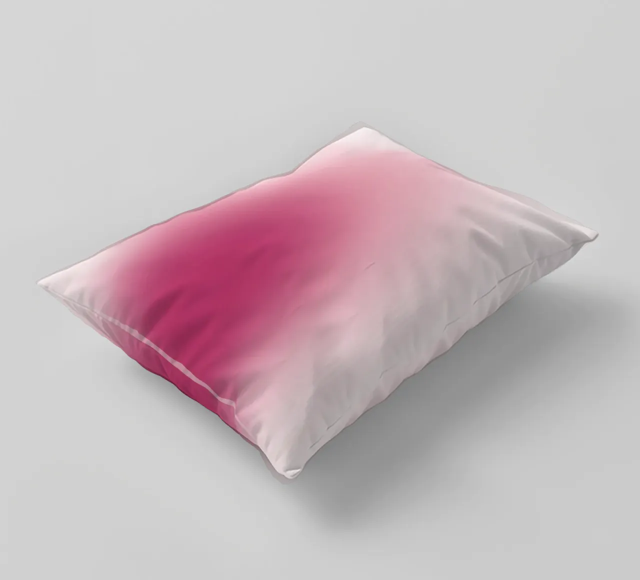 Magenta Aura: Deep Pink Gradient Abstract Print decorative cushion by homdeco