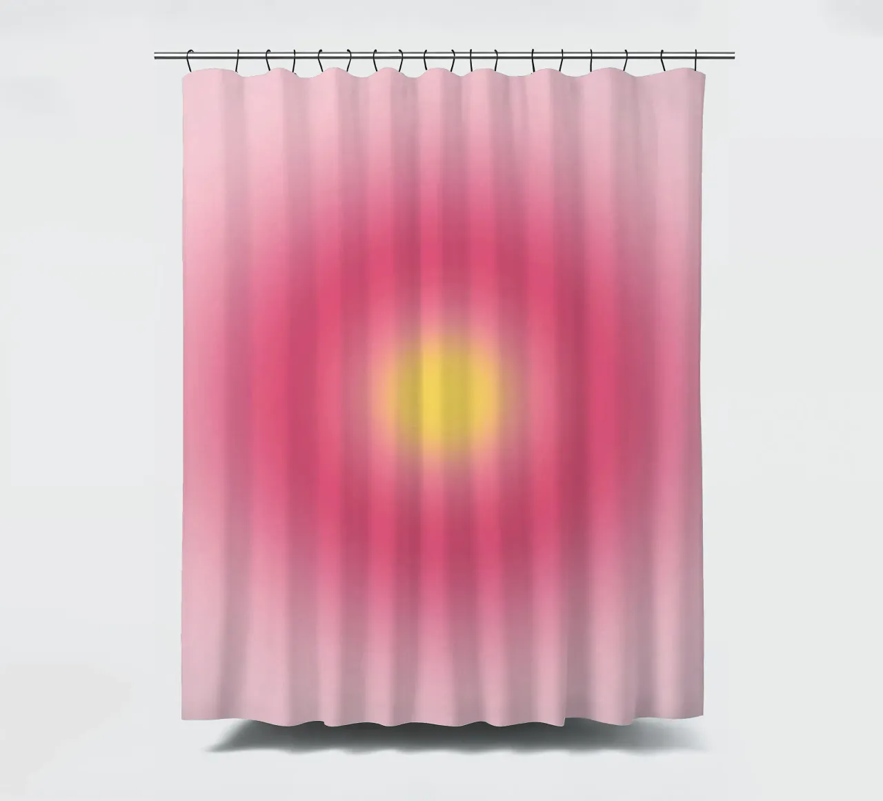 "If It Comes, Let It" Aura Gradient Art Print shower curtain by homdeco