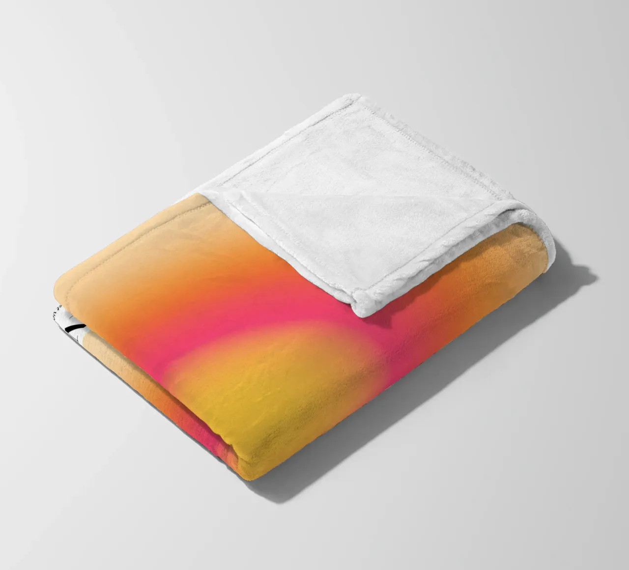 "Intuition 111" Engelen Aura Kleurverloop Kunstdruk fleecedeken van homdeco