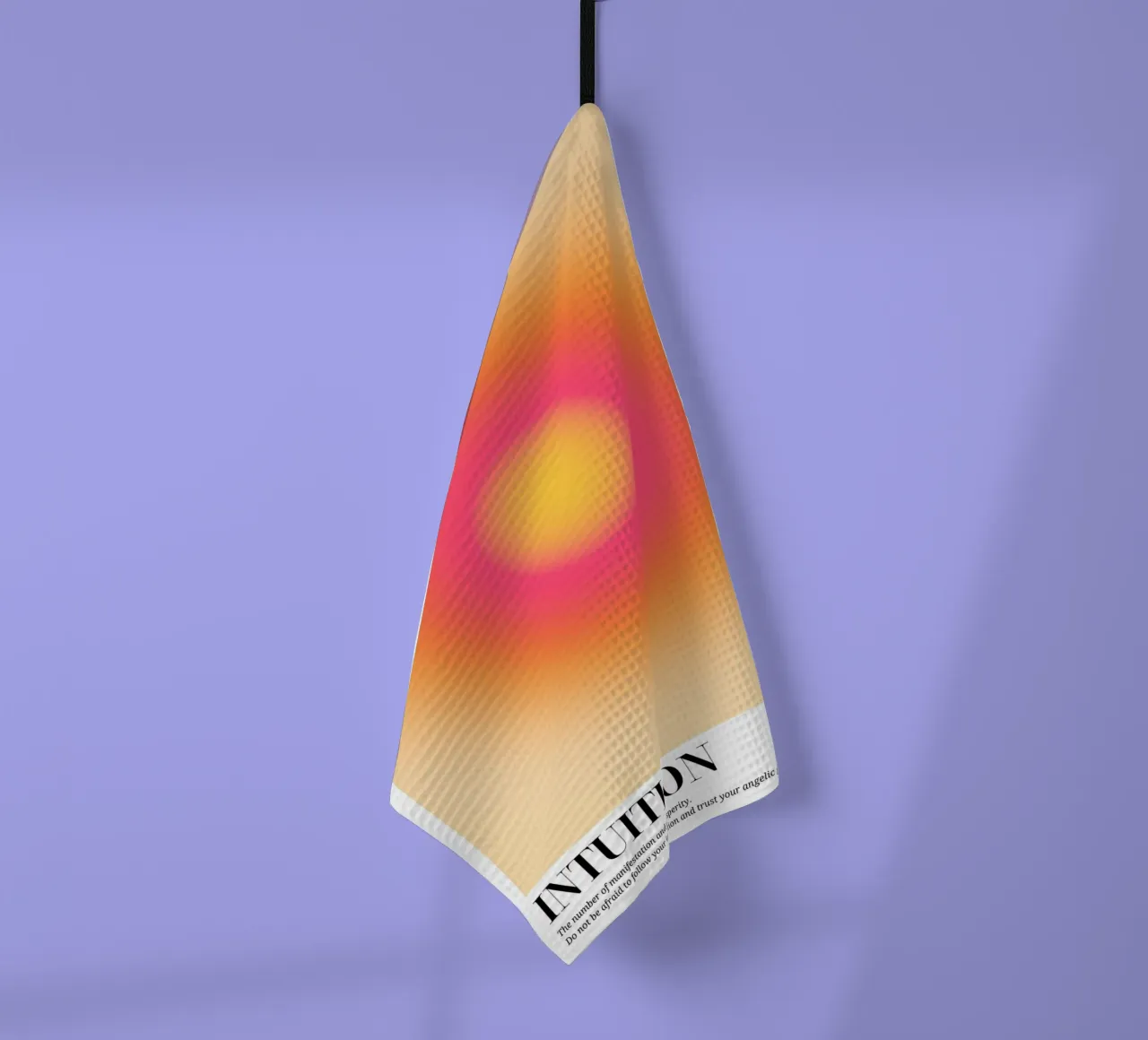 "Intuition 111" Engelen Aura Kleurverloop Kunstdruk theedoek van homdeco