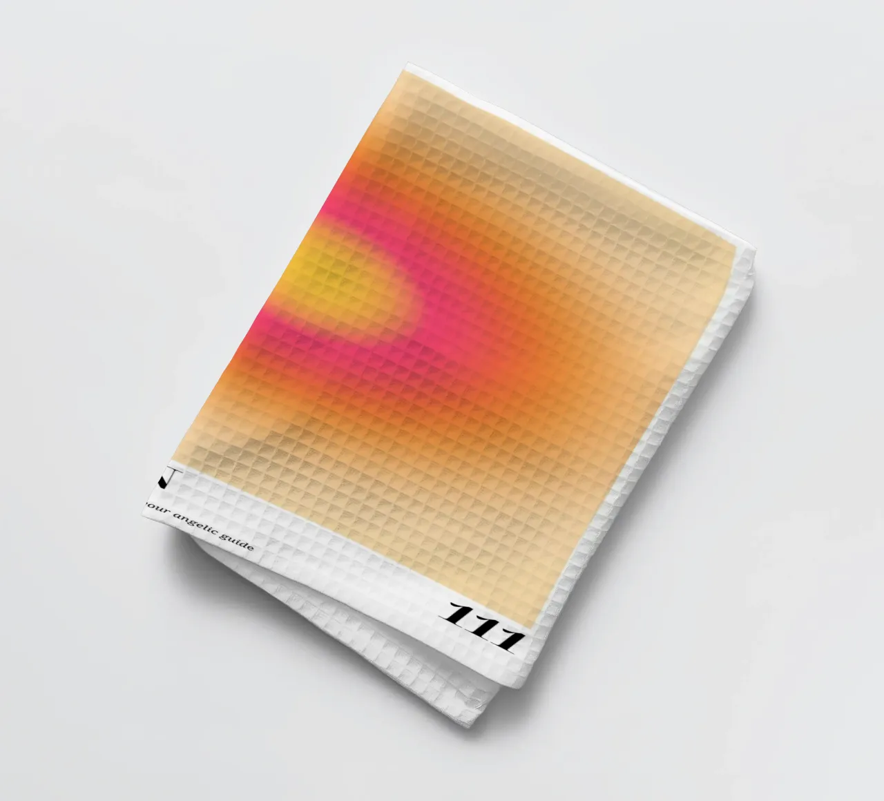 "Intuition 111" Engelen Aura Kleurverloop Kunstdruk theedoek van homdeco