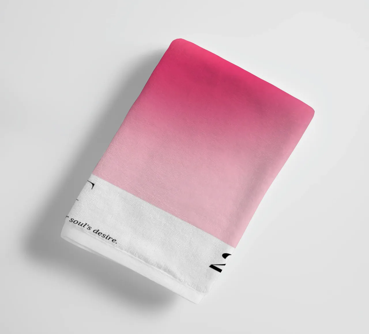 "Alignement 222" Nombre d'Anges Aura Gradient Art serviette de bain de homdeco