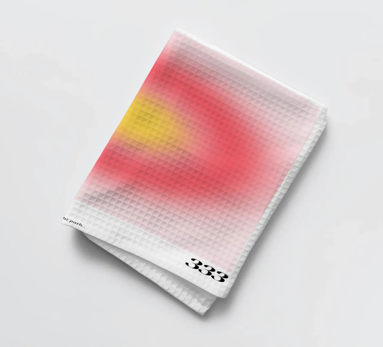 "Support 333" Engelen Aura Kleurverloop Kunstdruk theedoek van homdeco