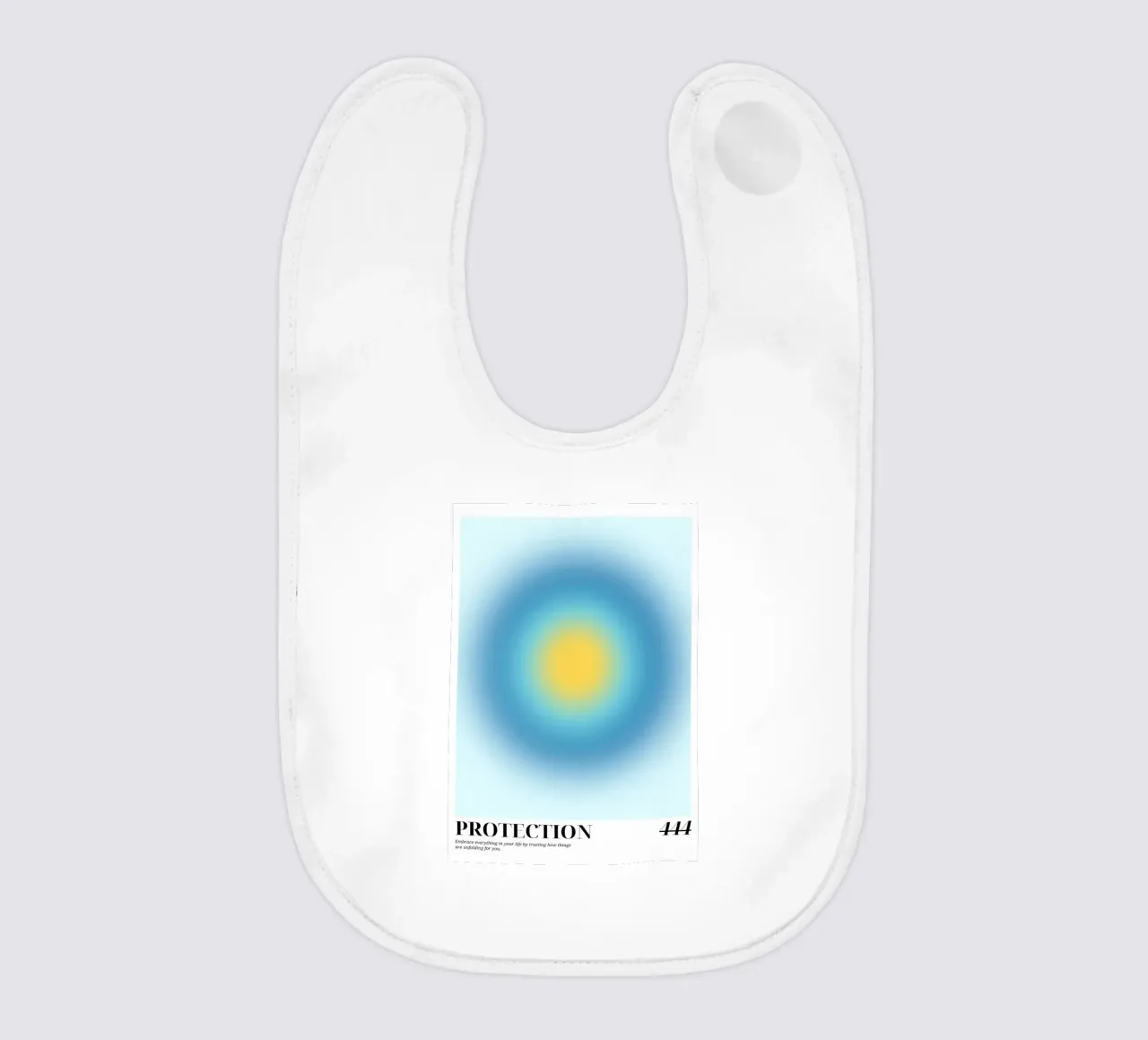 "Protezione 444" Angelo Numero Aura Gradiente Arte bavaglino da homdeco