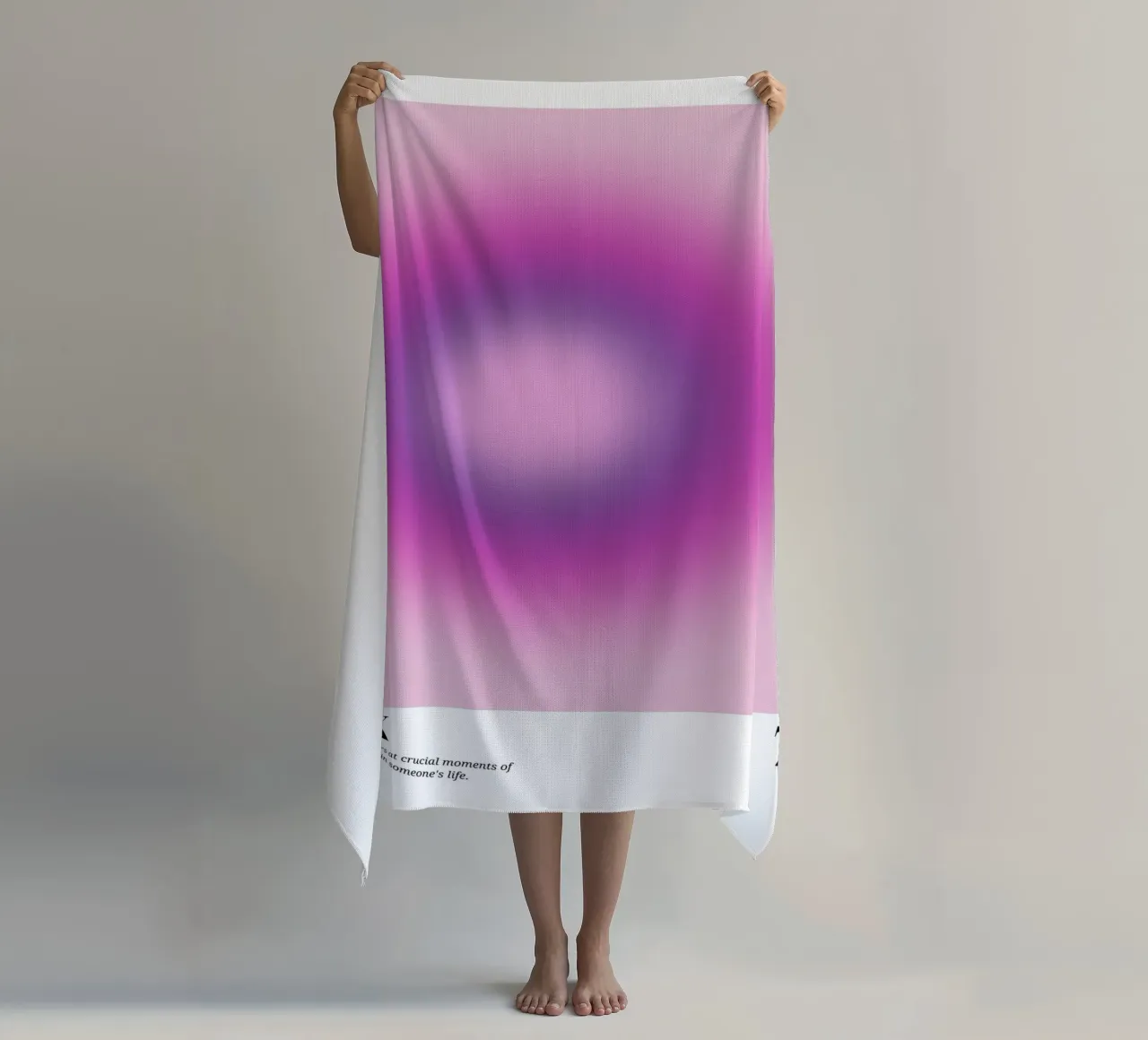 "Fortuna 777" Angelo Numero Aura Gradiente Arte telo mare da homdeco