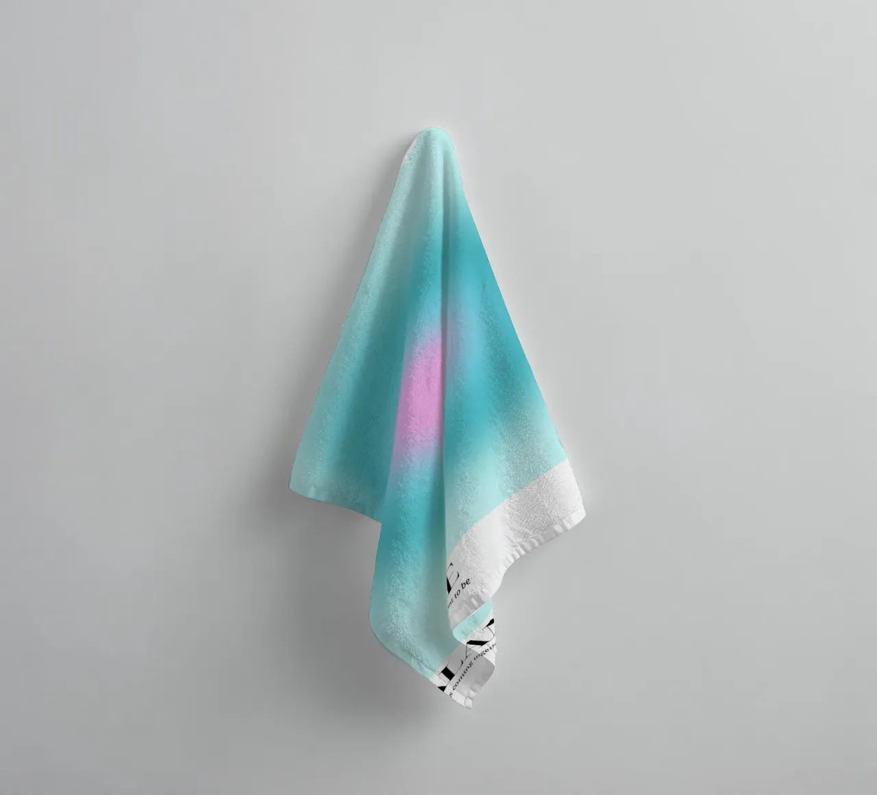 "Equilibrio 888" Angelo Numero Aura Gradiente Arte asciugamano da bagno da homdeco
