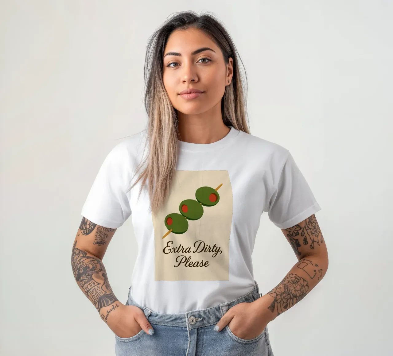 Extra Dirty, Please t-shirt by Wall of Whispers