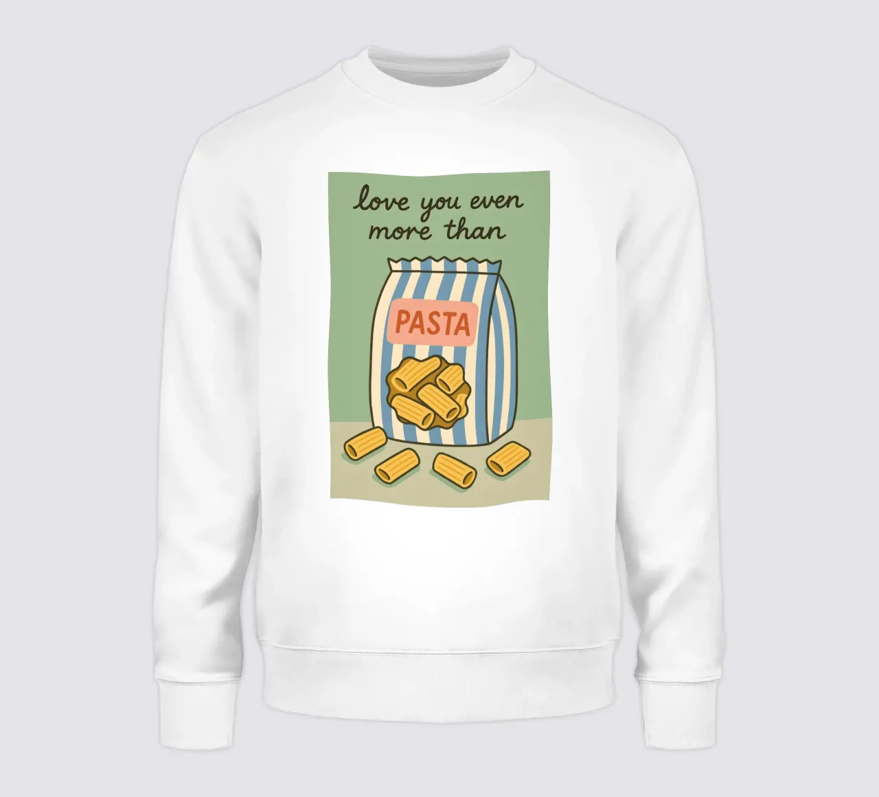 Love You Even More Than Pasta felpa da Wall of Whispers