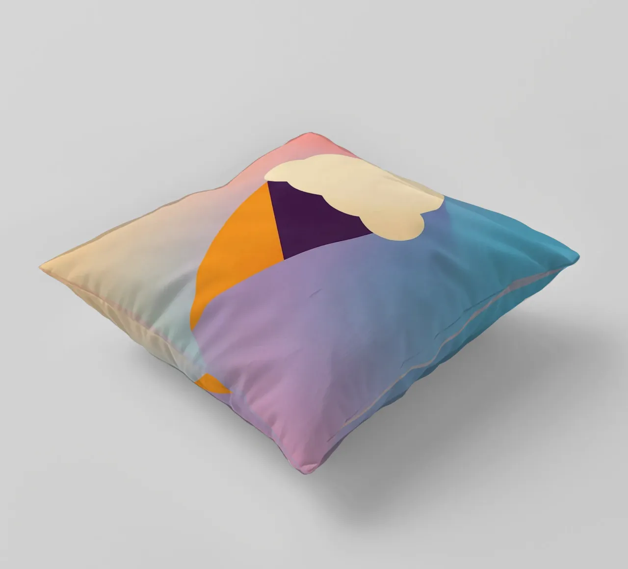 ICE CREAM - The gentle minimalist summer decorative cushion by Boissons - Affiches & posters - Retro