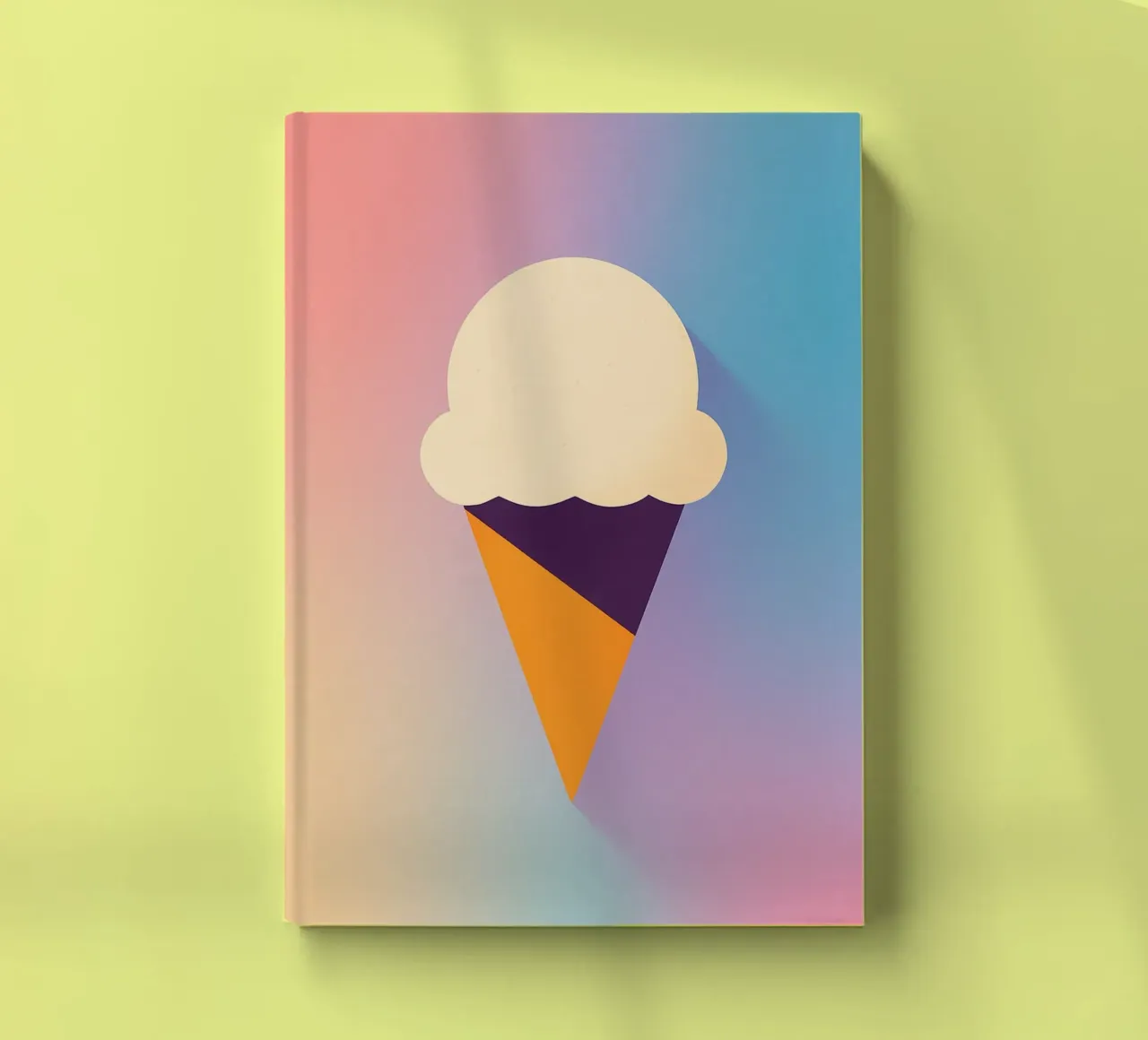 ICE CREAM – L’été minimal en pleine douceur carnet de notes de Boissons - Affiches & posters - Retro